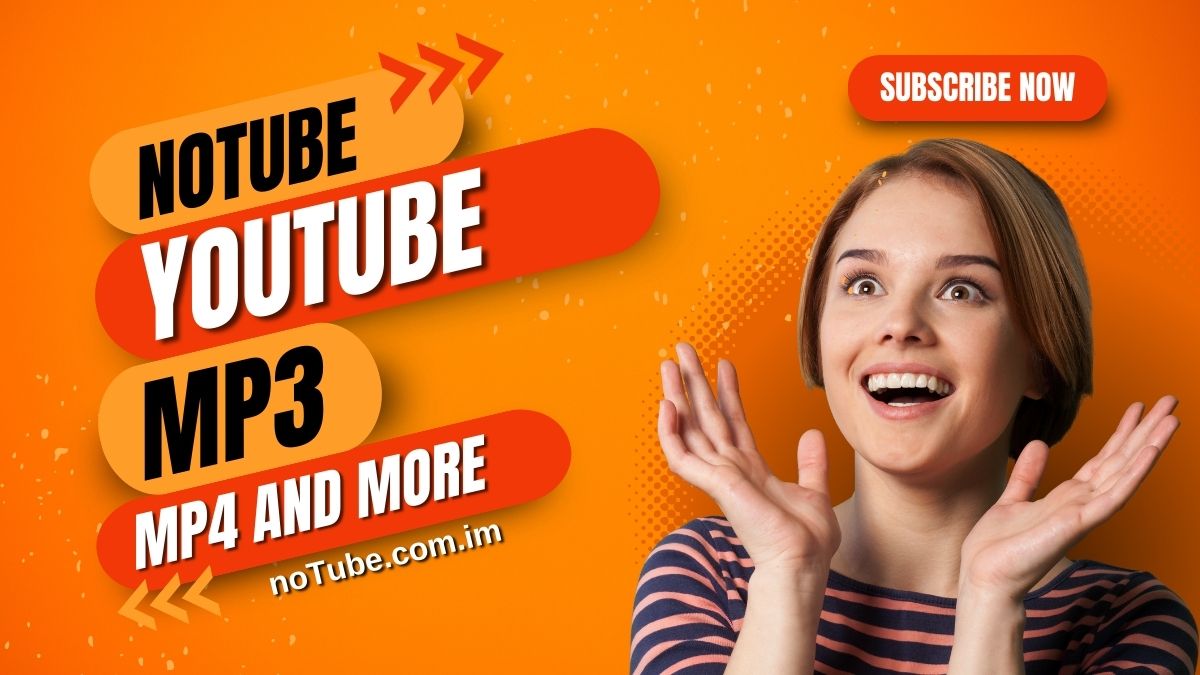 Interface noTube pour convertir une URL en MP3 ou MP4